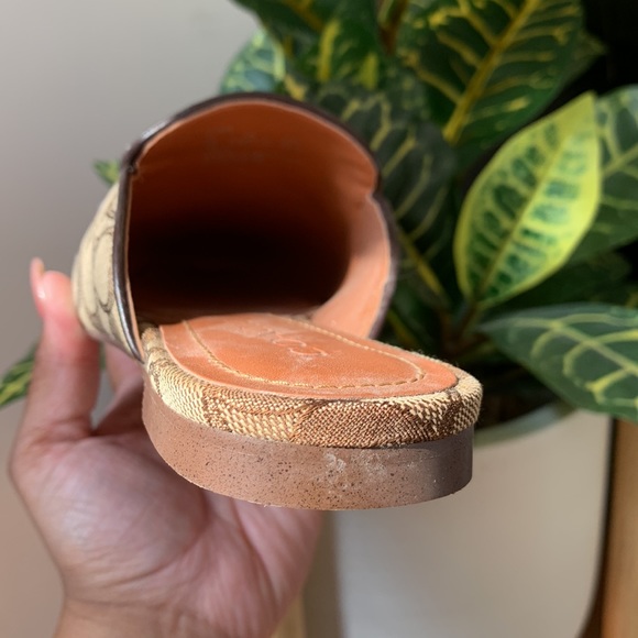 Coach Monogram NWOT mule slides - Picture 7 of 12